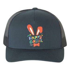 Happy Easter Bow  Yupoong Adult 5-Panel Trucker Hat