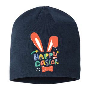 Happy Easter Bow  Sustainable Beanie