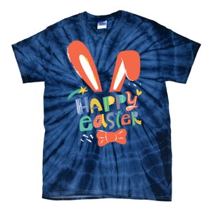 Happy Easter Bow  Tie-Dye T-Shirt