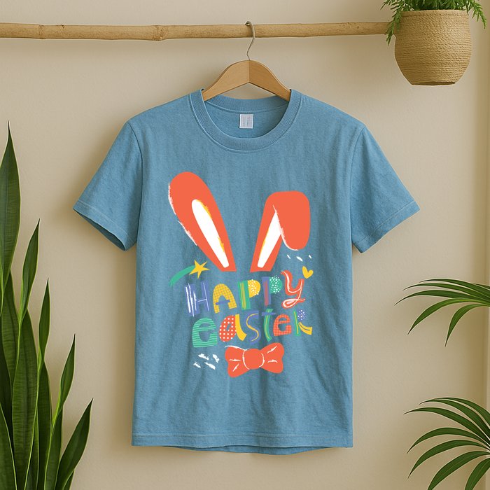 Happy Easter Bow  T-Shirt