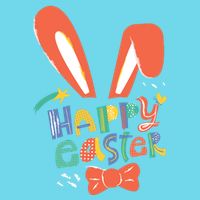 Happy Easter Bow  T-Shirt