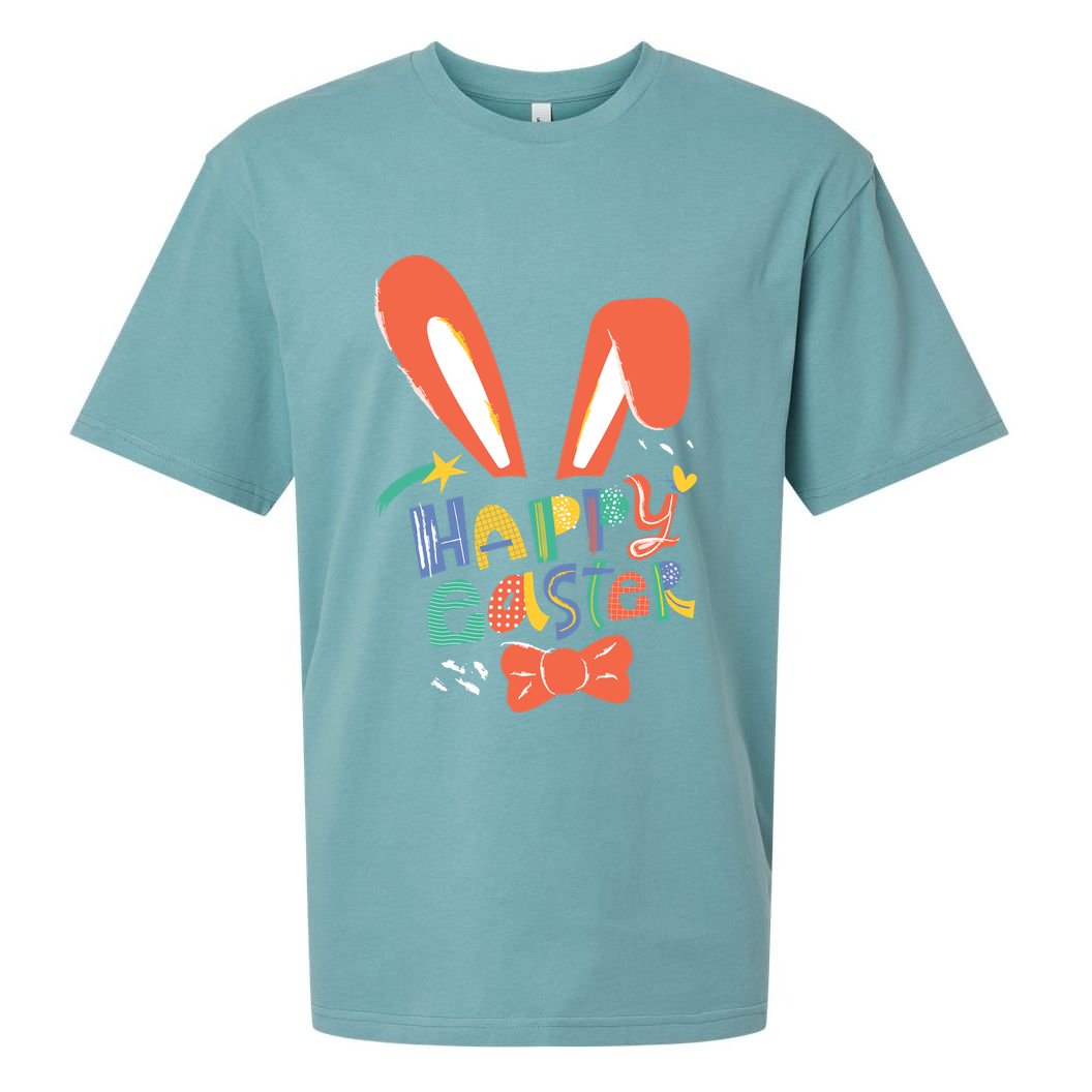 Happy Easter Bow  Sueded Cloud Jersey T-Shirt