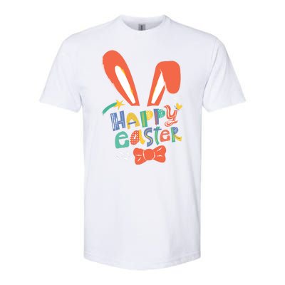 Happy Easter Bow  Softstyle® CVC T-Shirt