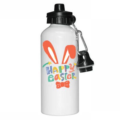 Happy Easter Bow  Aluminum Water Bottle