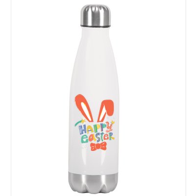 Happy Easter Bow  Stainless Steel Insulated Water Bottle