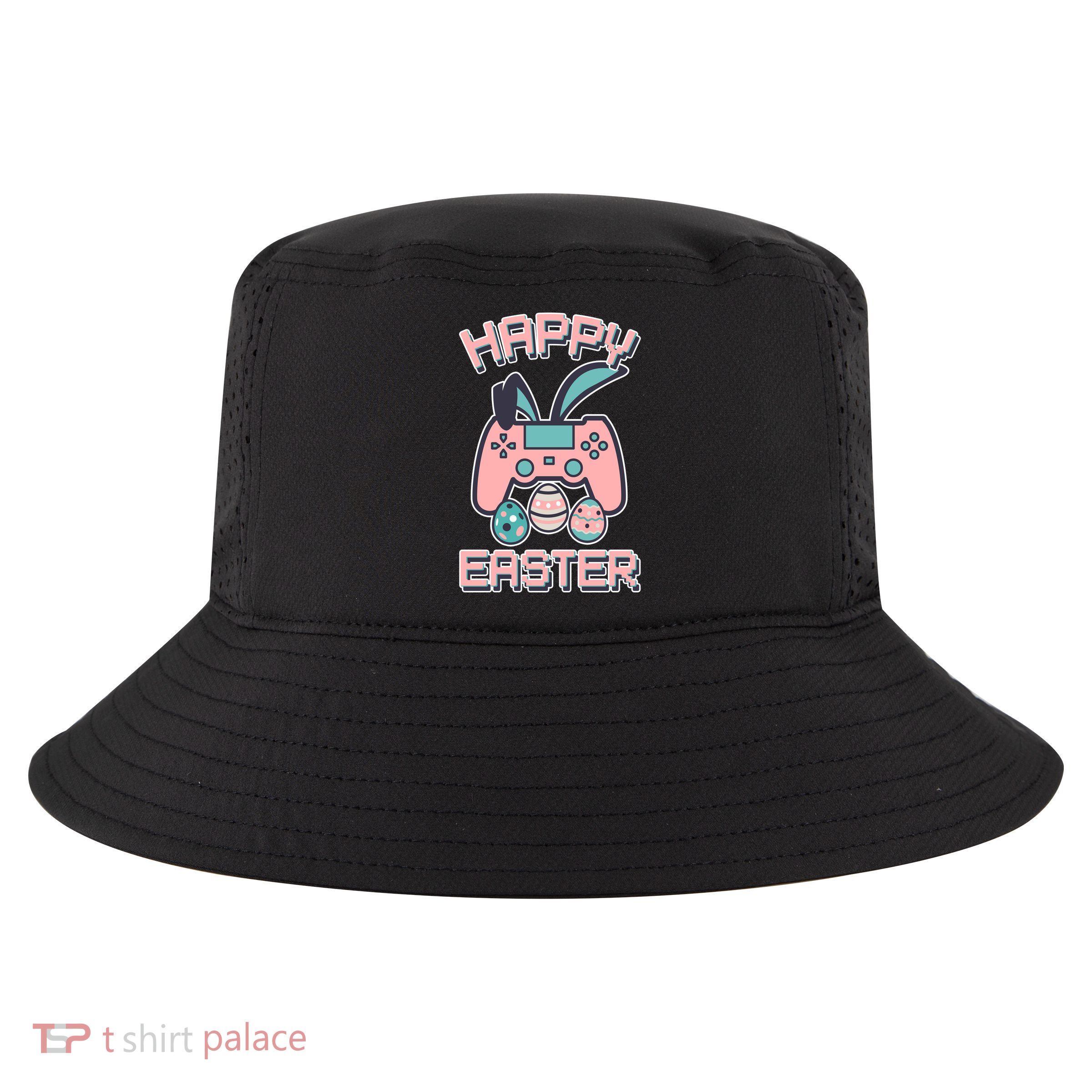 Happy Easter Bunny Game Controller Cool Comfort Performance Bucket Hat