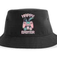 Happy Easter Bunny Game Controller Sustainable Bucket Hat