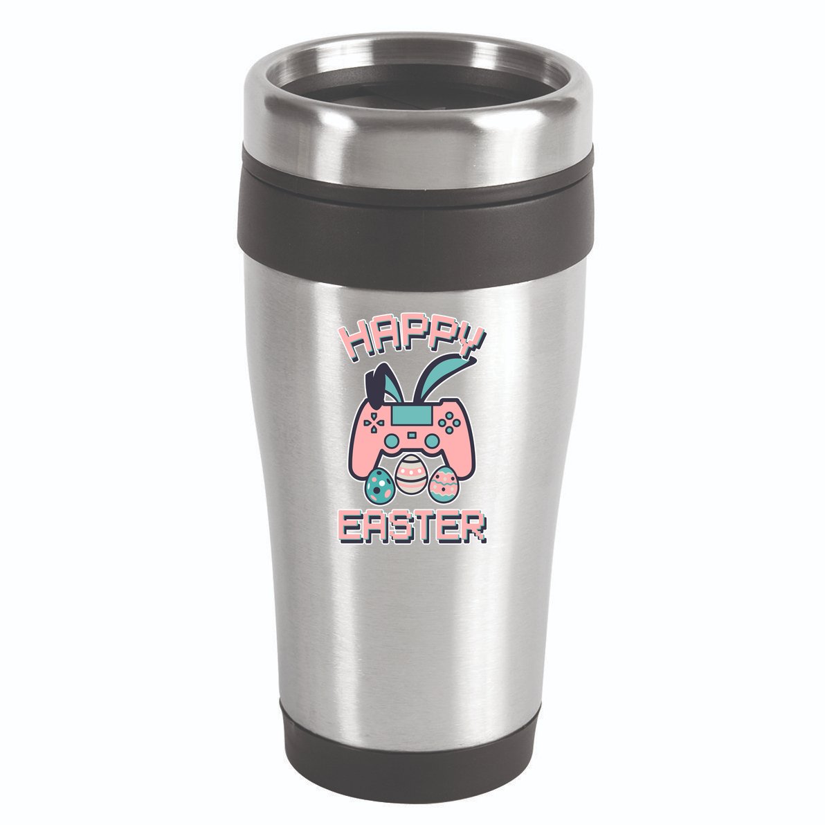 Happy Easter Bunny Game Controller 16oz Travel Tumbler