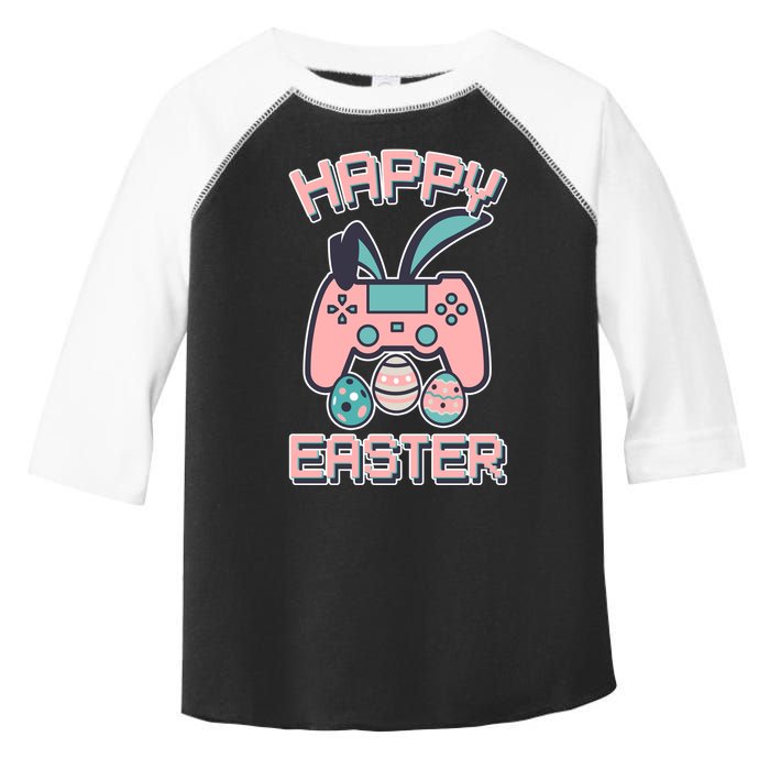 Happy Easter Bunny Game Controller Toddler Fine Jersey T-Shirt