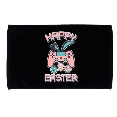 Happy Easter Bunny Game Controller Microfiber Hand Towel