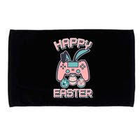 Happy Easter Bunny Game Controller Microfiber Hand Towel