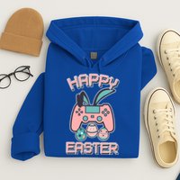 Happy Easter Bunny Game Controller Hoodie
