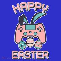 Happy Easter Bunny Game Controller T-Shirt