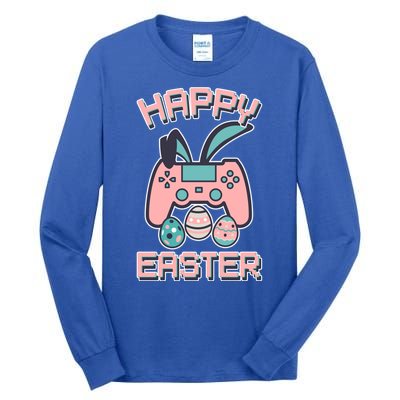 Happy Easter Bunny Game Controller Tall Long Sleeve T-Shirt