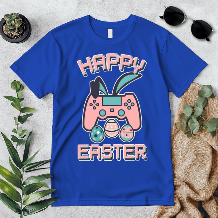 Happy Easter Bunny Game Controller Premium T-Shirt