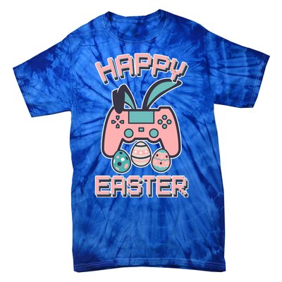 Happy Easter Bunny Game Controller Tie-Dye T-Shirt