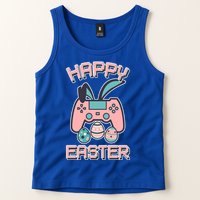 Happy Easter Bunny Game Controller Tank Top