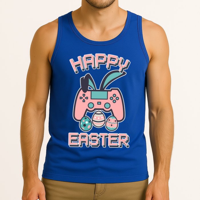 Happy Easter Bunny Game Controller Tank Top