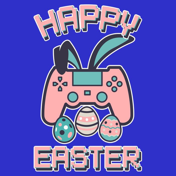 Happy Easter Bunny Game Controller Tank Top