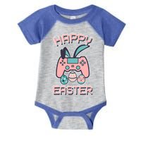 Happy Easter Bunny Game Controller Infant Baby Jersey Bodysuit
