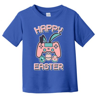 Happy Easter Bunny Game Controller Toddler T-Shirt