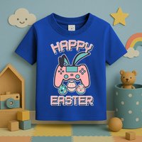 Happy Easter Bunny Game Controller Toddler T-Shirt