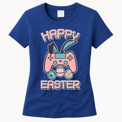 Happy Easter Bunny Game Controller Womens T-Shirt