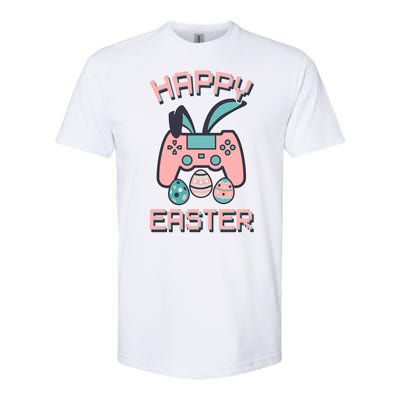 Happy Easter Bunny Game Controller Softstyle CVC T-Shirt