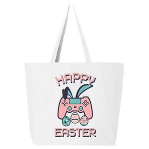 Happy Easter Bunny Game Controller 25L Jumbo Tote