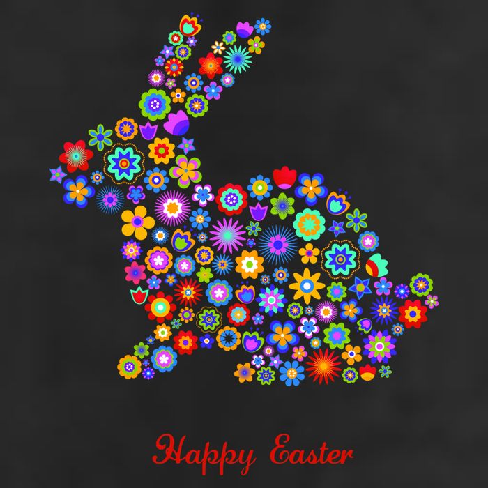 Happy Easter Bunny Rabbit Flowers Logo Adult Drive Performance Visor