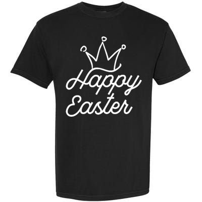 Happy Easter Crown Garment-Dyed Heavyweight T-Shirt