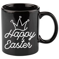 Happy Easter Crown 11oz C Handle Ceramic Mug