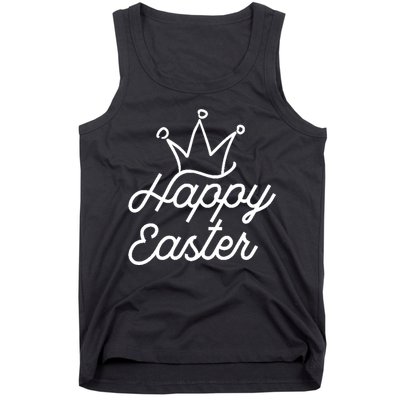 Happy Easter Crown Tank Top