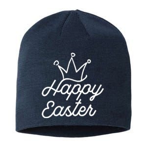 Happy Easter Crown Sustainable Beanie