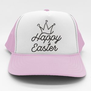 Happy Easter Crown Trucker Hat