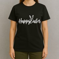 Happy Easter Cursive Signature T-Shirt