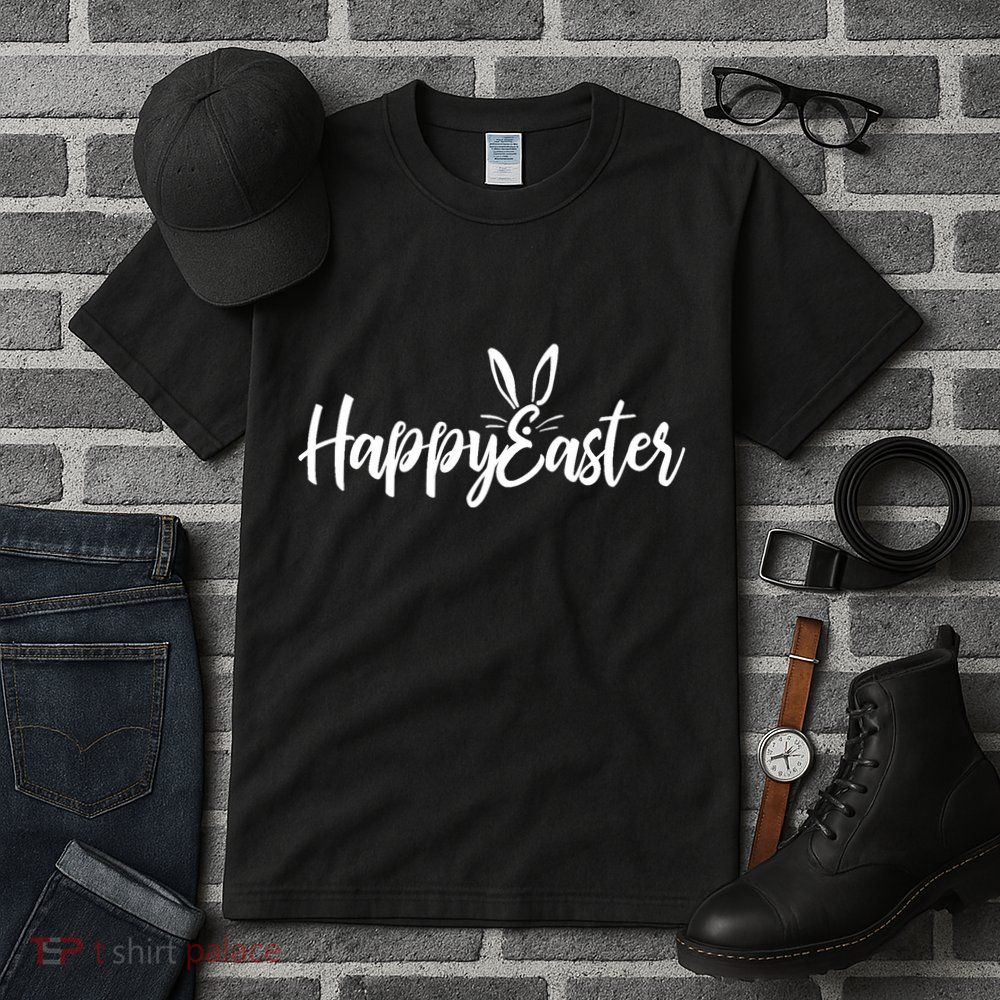 Happy Easter Cursive Signature Tall T-Shirt