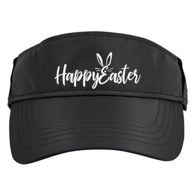 Happy Easter Cursive Signature Adult Drive Performance Visor