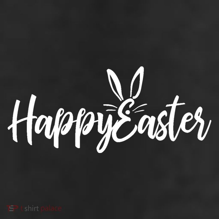 Happy Easter Cursive Signature 11oz C Handle Ceramic Mug