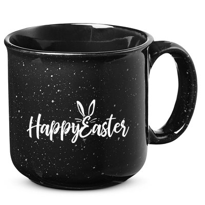 Happy Easter Cursive Signature 15oz Campfire Ceramic Mug