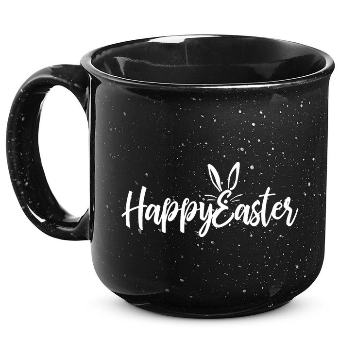 Happy Easter Cursive Signature 15oz Campfire Ceramic Mug