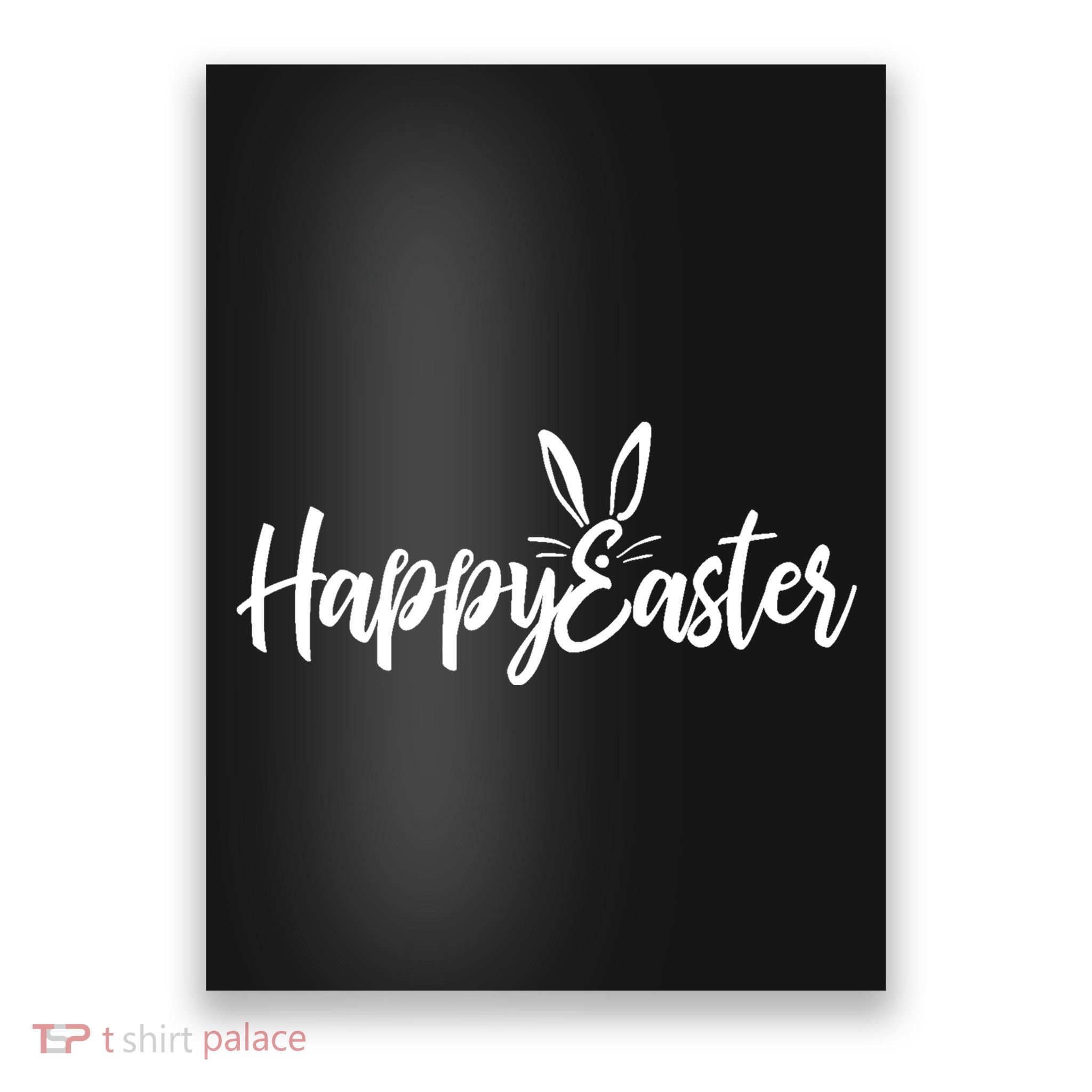 Happy Easter Cursive Signature Poster