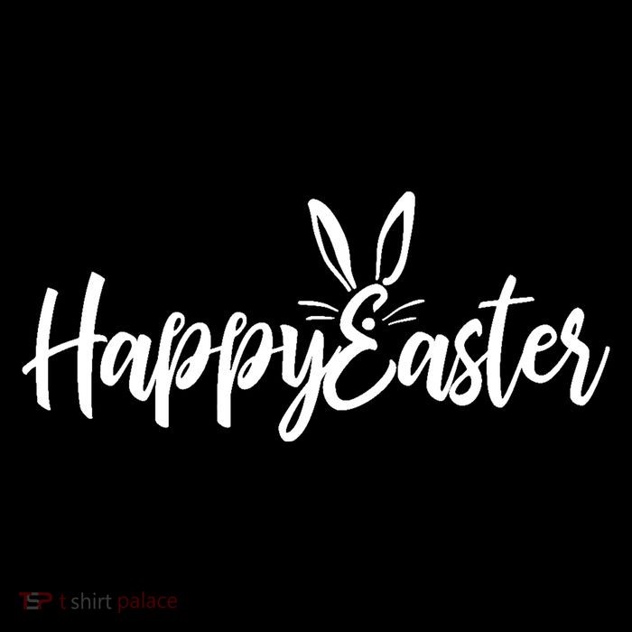 Happy Easter Cursive Signature Poster