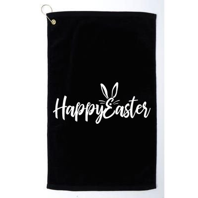 Happy Easter Cursive Signature Golf Towel