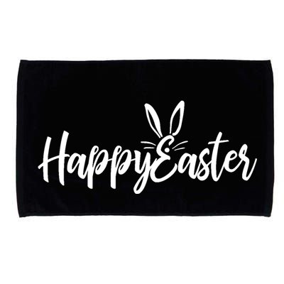 Happy Easter Cursive Signature Microfiber Hand Towel