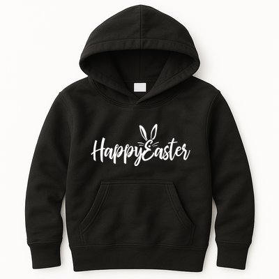 Happy Easter Cursive Signature Kids Hoodie