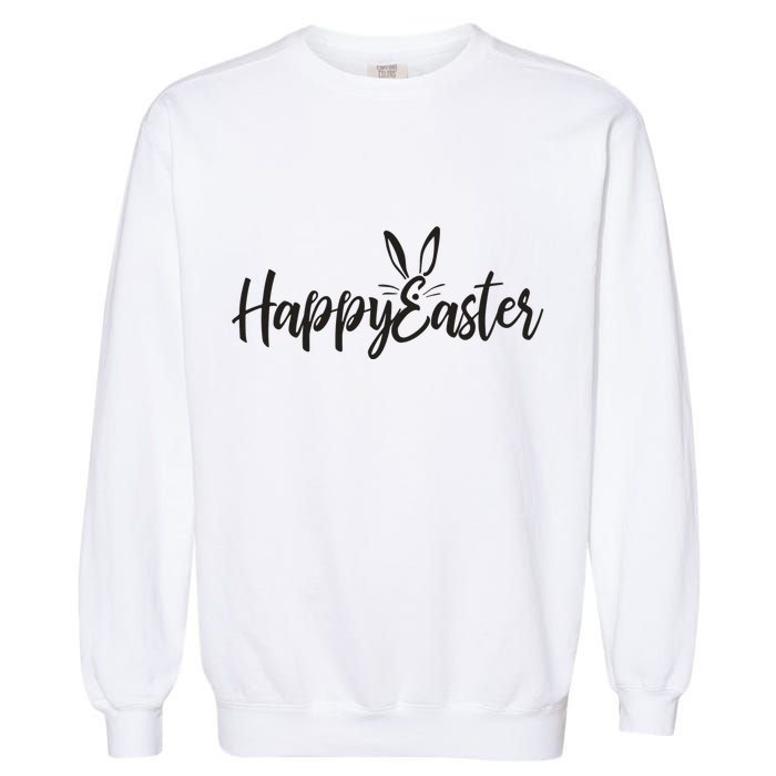 Happy Easter Cursive Signature Garment-Dyed Sweatshirt