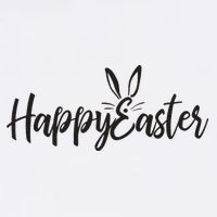 Happy Easter Cursive Signature Garment-Dyed Sweatshirt