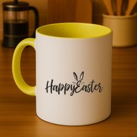 Happy Easter Cursive Signature Coffee Mug