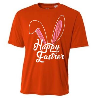 Happy Easter Cute Bunny Ears Cooling Performance Crew T-Shirt